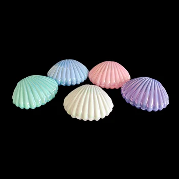 1 Pc Creative Nádherné Roztomilý Shell Plastové Candy Boxy Kozmetické Organizér Šperkov Strany Darčekové Dekorácie