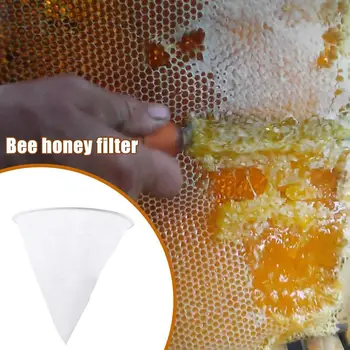 1PCS Med Oka Filtračné Vrecko Včelieho Medu Nečistôt Tašky Opakovane A Umývateľný 40 Jemné Oka Dôvtip Včelárskych Úľa Zariadenia Včely