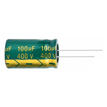 2 KS 400V100UF 18*30 mm 100UF 400V 18*30 Hliníkové elektrolytický kondenzátor