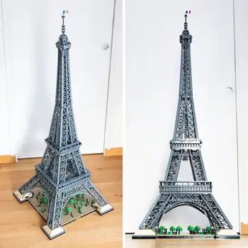 2022 NOVÉ IKONY 1,5 M Najvyššia Eiffelova Veža 10307 10001pcs PARÍŽ slávny architektúra Stavebné kamene, Tehly Hračky Pre Dospelých Darček