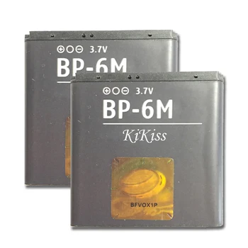 3,7 V 1100mAh BP 6M Lítiové Batérie BP-6M Pre Nokia N73, N77 N93 N93S 3250 6151 6233 6234 6280 6282 6288 6290 9300i 9300