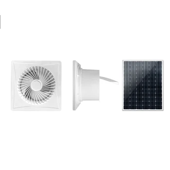 Búda Vetranie Ventilátor 17W Solárny Panel S 8 Palcový Pre Vetranie Haly,hydinárne,Pet Domy