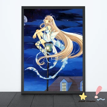 Chobits Japonské Anime Plagát Plátno Art Print Domáce Dekorácie Nástenné Maľby ( Bez Rámu )
