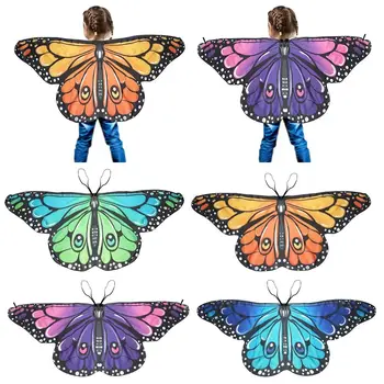 Deti Motýlích Krídel Cape Módne Partyprop Víla Cosplay Motýľ Šatku, Šál Deti Plášť Strany Kostýmy Príslušenstvo