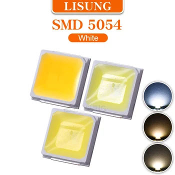 Gold Line 1000pcs/Taška 3V SMD 5054 5050 Led 2800K 4000 K 6500K Teplé Biele Svetlo Emitujúca Dióda Vody Jasné Svetlo LED Dióda Nastaviť