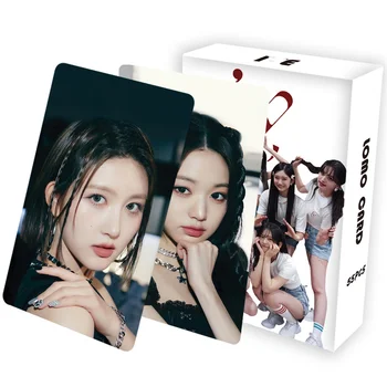 KPOP 55 Ks/Set IVE 1. ALBUM LOMO Karty Wonyoung Gaeul Album Karty Dievča Skupiny 11 Ventilátor Obľúbený Darček Tlač Fotografií Pohľadnicu