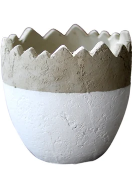 Kreatívne Egg Shell Cementu Kvetináče Ploche Šťavnaté Hrniec Priedušná Kvet Zariadenie Roztomilý Kreslený Doplnky, Dekorácie Severskej