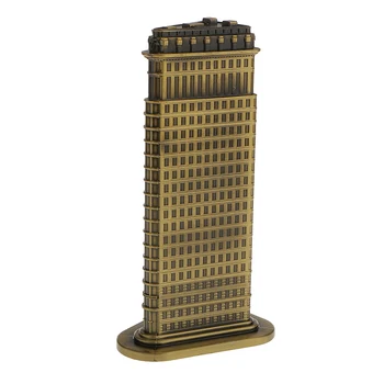 New York Železo Budovy Model -18 cm: Suvenír Kov Stôl Dekor
