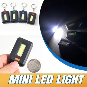 Nočné Svetlo Keychain COB LED Baterka Krúžok na Outdoorové Športy Prenosné Núdzové Svetlo Kempovanie Turistika Svetlo Lampy kľúčenky