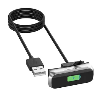 Pre Samsung Fit-e R375 Inteligentný Náramok Nabíjačka, USB Nabíjací Kábel, Kábel Klip Nabíjačky, Náhradné Nabíjací Kábel 15 cm/1m