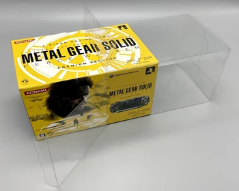 Priehľadný Box Chránič Pre Metal Gear Solid Zbierať Políčok Pre Sony PSP3000 Hra Shell Vymazať Zobrazenie Prípade