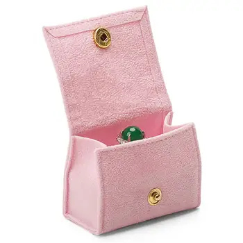 Prst Prsteň Úložný Vak Mini Šperky Box Luxusné Prenosné Velvet Šperky Box Elegantný Organizér pre Cestovné Ušné Štuple Náušnice
