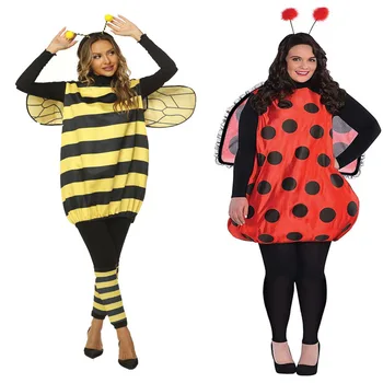 Rodič-dieťa Honey Bee Kostýmy, Bee Kostýmy pre Ženy, Dospelých, Deti Včielka Oblečenie, Obleky Halloween Party Cosplay Maškarný