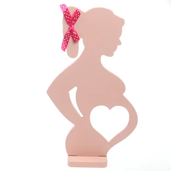 Rám Foto Darčeky Obraz Dieťa Stojí Dekoračné Srdce Mama Sonogram Displej Pregnancytime Prvý Tehotné Nočný Stolík Mini
