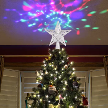 Vianočný Stromček Top Nastaviteľné Star Led Reťazec Rozprávkových Svetiel Opony Led Vianočné Vianočné, Svadobné Dekorácie, Party Záhrada Dovolenku