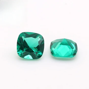 Vysoká Kvalita Emerald Nano-Tuk Námestie 4x4, aby 8x8mm Vankúš v Tvare Šperkov Príslušenstvo DIY Intarzované a Rôzne Šperky Dodávky Šperky