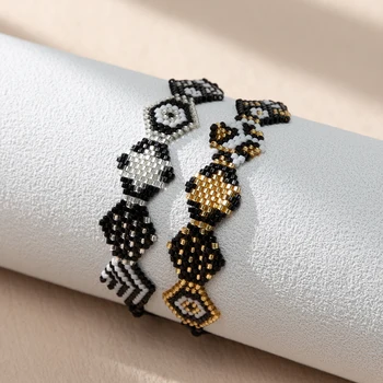 ZHONGVI Miyuki Náramok Pre Ženy, Módny Dizajn Star Náramky Šperky vyrábané Ručne Tkané Nádherné Pulseras Nastaviteľné Šperky