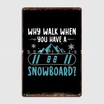 Úžasné Snowboarding Darčeky Kovový Znak Klubu Club Bar Dekorácie Garáž Dekorácie Tin Prihlásiť Plagáty