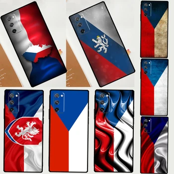 Česká Republika Vlajka obal Pre Samsung Galaxy S22 S23 Ultra S21 S20 FE S8 S9 S10 Poznámka 10 Plus Poznámka 20 Ultra Kryt