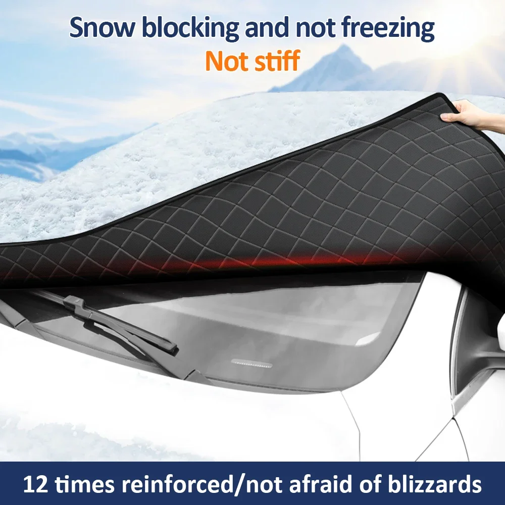 Auto Snehovej pokrývky na Mazda 3 BM BN BP Hybrid 2014~2023 Zimné čelnom skle Ľad Ochranu Anti-Frost Automatické Vonkajšie Príslušenstvo