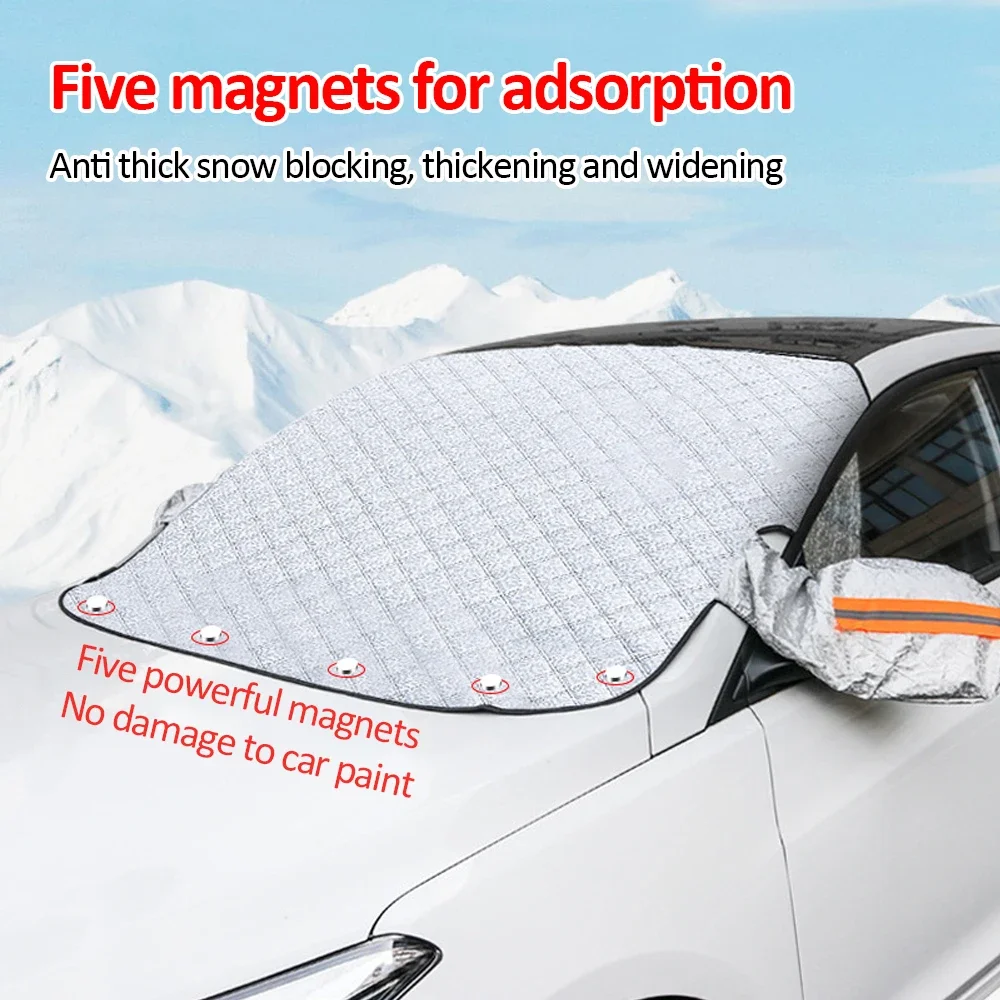 Auto Snehovej pokrývky na Mazda 3 BM BN BP Hybrid 2014~2023 Zimné čelnom skle Ľad Ochranu Anti-Frost Automatické Vonkajšie Príslušenstvo