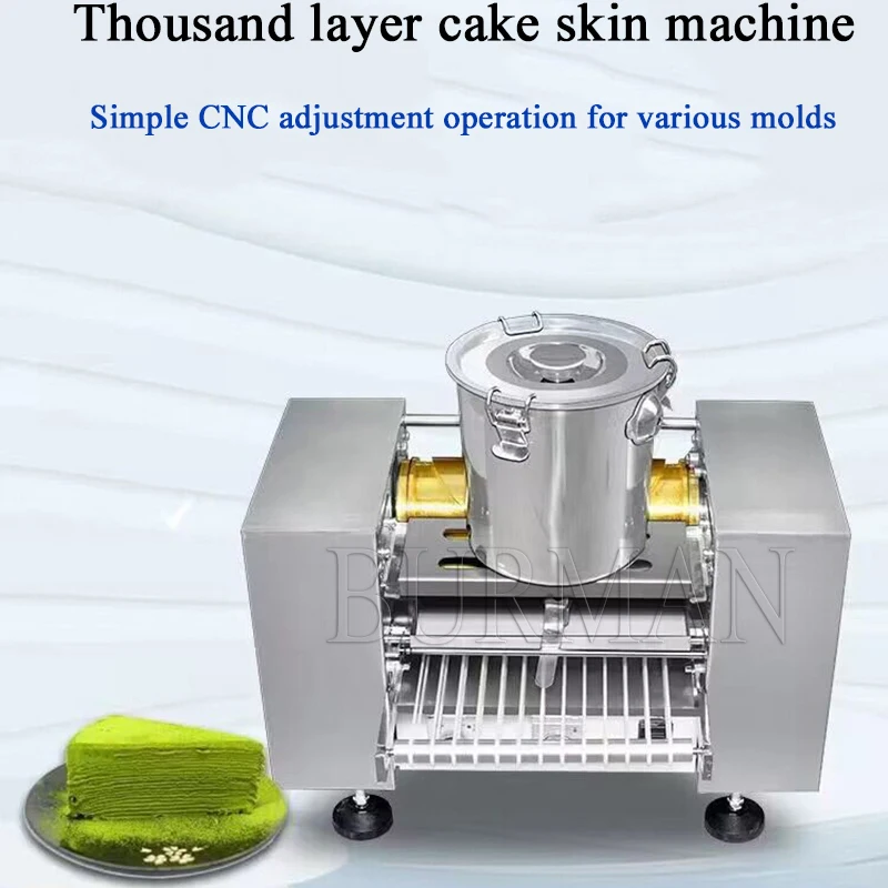 Automatické Tisíc Layer Cake Palacinka Pokožky Rada Vajcia Pokožky Krepové Stroj Na Výrobu