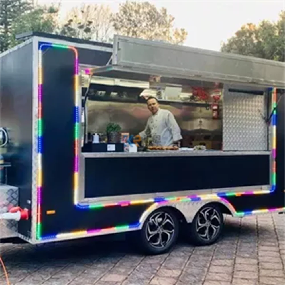 CE Schválené Občerstvenie, Stravovanie Kiosk Kuchyne Potravín Košíka Trailer Mobile Hot Dog Koncesie Truck Van
