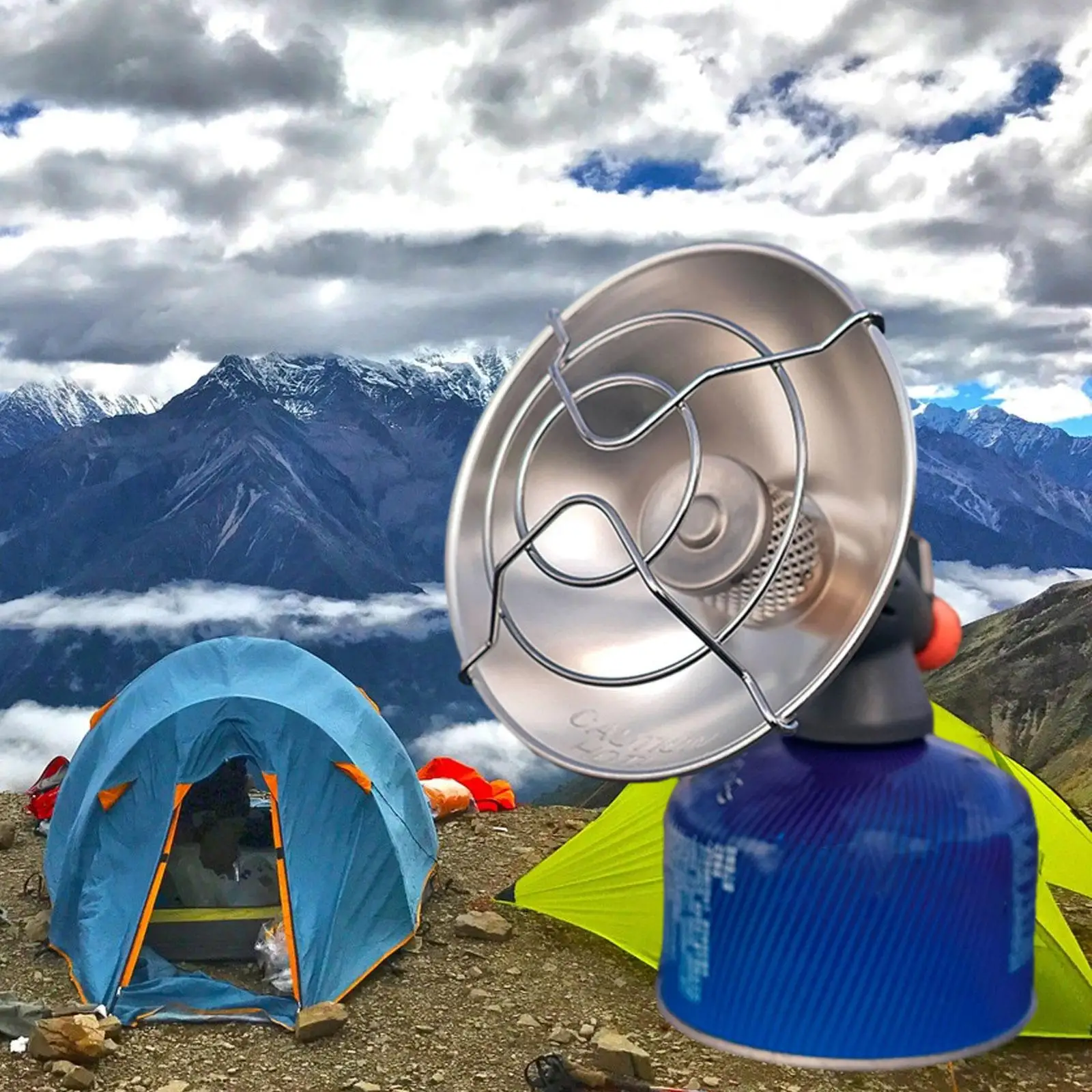 Camping Plynový Ohrievač z Nerezovej Ocele Prenosné na Činnosti, Terasa Backpacking