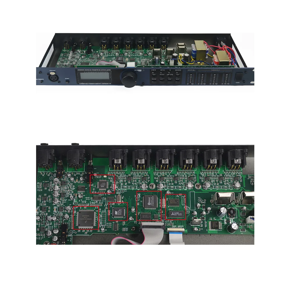 GAX-PA+ PA 2 do 6 z Odbornej fáze digitálny zvukový procesor Reverb ekvalizér