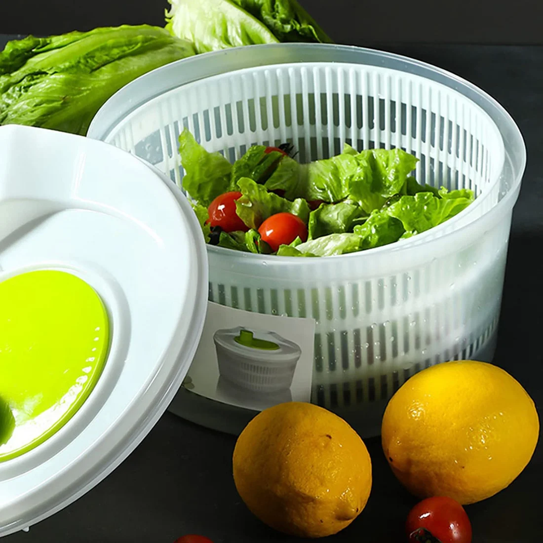 Šalát práčka Šalát Rotujúce Zeleniny Podložka Veľká Kapacita pre Ovocie a zeleninu Cleaner