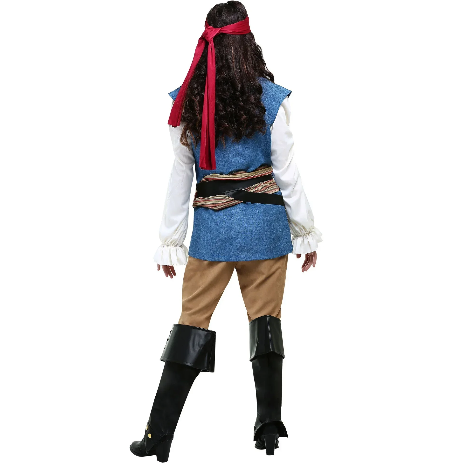 Ženy Muž Halloween Kapitán Pirátske Kostýmy pre Dospelých Piráti z Karibiku Maškaráda Cosplay Kostým